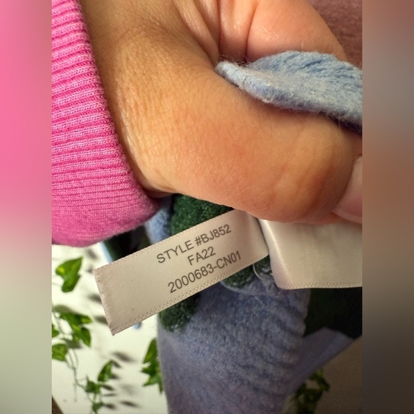 J. Crew Pink and White Crew Neck Sweater - Picture 9 of 9